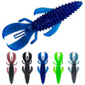 Fishing Soft Plastic Lures | Paddle Tail Swim Baits, Swim Baits for Bass Fishing, Paddle Tail, Crappie Lures - color: D-51PCS
