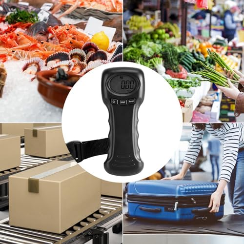 Luggage Scale, 50kg/110lb Suitcase Scale with LCD Digital Display for Travel, Packages