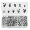 100pcs Split Shot Fishing Weights Removable Round Clip On Fly Fishing Line Sinkers Freshwater Saltwater Split Shot Fishing Sinkers Weights - style: Mix Sizes 140pcs