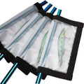 2-8 Pack Fishing Lure Wraps, Resistant Clear PVC Lure Covers for Rod Fabric Hook Protectors