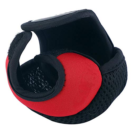 Baitcast Reels Cover Case, Elastic Nylon & Neoprene Materials Breathable Baitcasting Reel Protector Soft Protective Cover Bag for Fishing Wheels - color: Red