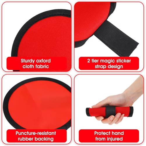Larrel 6 Pack Fishing Lure Wraps Fishing Rod Sleeves Lure Cover Fish Hook Covers Bait Storage Protectors Rod Sleeve Guard