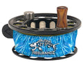 Alpine Innovations Stripee ReelBandz 3 Pack | Prevent Line Tangles | Regular Fits 7/8″ Wide & 2.25″ Dia – 3.50 Dia. | Large Fits 1.25″ Wide & 3.0″Dia – 4.25″ Dia. - size: Large, style: Rip Tide