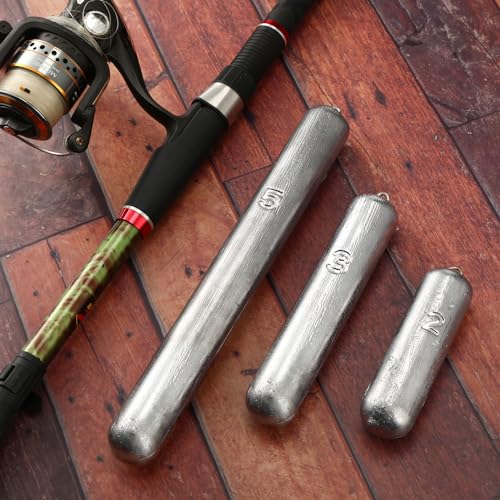 Gemscream Deep Drop Fishing Weight Metal Fishing Weights Drop Shot Weights Fishing Sinkers Drop Shot Weight for Saltwater Freshwater Fishing - size: 2 lb