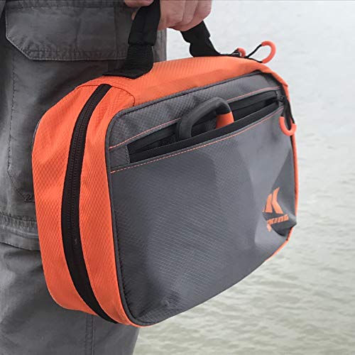 KastKing Signature Lure Bag Utility Binder Tackle Bag - Fishing Gear, Self-Healing Zippers & Padded Handle Design