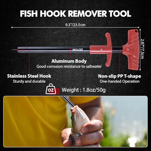 Goture Fishing Tool Kit,Fishing Pliers,Fillet Knife with Sheath,Fish Lip Gripper,Fish Hook Remover,Lanyard,Line Scissors,Sharpener,Stainless Steel Soap,Saltwater Gear Kit,Red/Pink,Gifts for Men/Women - color: A4:10pcs Fishing Kit