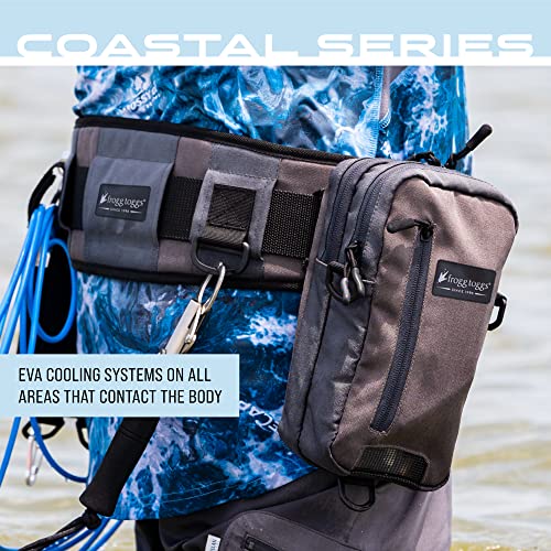 FROGG TOGGS Pursuit Fishing Wading Belt for Quick Tackle Access, Solid Elements, OS - color: Black