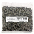 Hi-Seas Mini Double Barrel Copper Crimp Sleeves, 1.6 Millimeter Inside Diameter, 1000-Pieces, Black - style: 1.6. mm ID/1000 pc