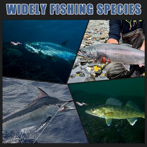 Fishing Lures for Bass Trout Topwater Multi Jointed Swimbaits Slow Sinking Bionic Swimming Lures Bass Freshwater Saltwater Bass Lifelike Fishing Lures Kit - color: Combo R