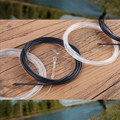 Maxcatch Fly Fishing Polyleader Line Monofilament Core for 7ft Trout and 10ft Salmon 3-6ips Floating/Sinking 10-25lb 2pcs - color: Black Fast Sink 6ips (Trout), size: 7ft 25lbs
