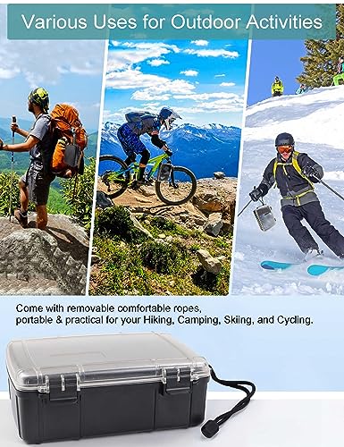 Avlcoaky Waterproof Box Dry Box Waterproof Containers Watertight Storage Box Dry Box Waterproof for Boat Kayak Dry Storage Box