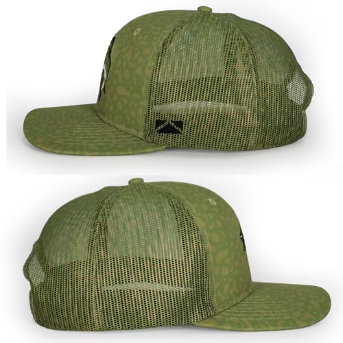 Paramount Outdoors Fly Fishing Hat Series Comfort Snap Snapback Cap for Men - color: Walleye