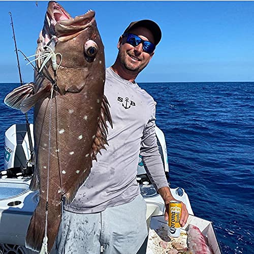 End Game Tackle Company Glow Squid Deep Drop Tilefish Rig, Excellent for Deep Drop Fishing, 8/0 Circle Hooks, 1 Rig - size: 3 Hook