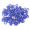 Reaction Tackle Wacky Rig Tool and O-Rings for Soft Plastic Worms, Bass Fishing Wacky Rig and Neko Rig Stick Bait Setup for Largemouth and Smallmouth - color: 125 June Bug O-rings