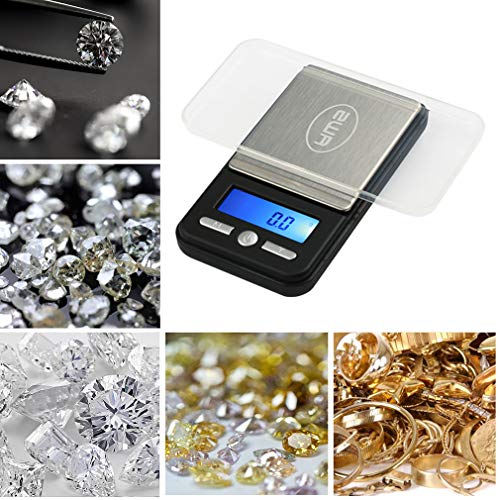 American Weigh Scales Digital Pocket Scale AC Series 650g x 0.1g | High Precision 0.1g Accuracy Mini Gram Scale for Kitchen, Lab, Jewelry, Coin Scale, Small Digital Gram Scale Portable Travel Scale - size: 650g x 0.1g