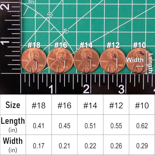 Dr.Fish 50 Pack Fly Tying Hooks, 60 Degree Jig Hook Barbless Nyphm Fly Fishing Curved Shank High Carbon Steel Dry Shrimp Caddis Pupa Emergers - size: #18-50 Pack