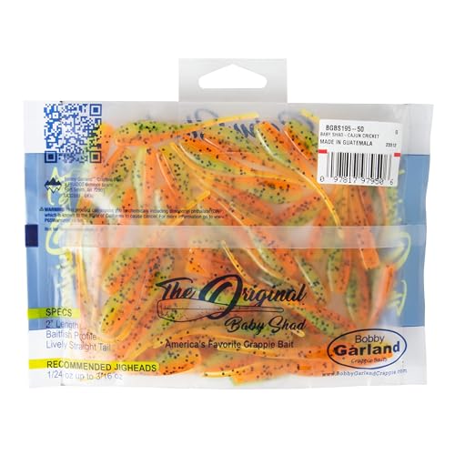 Bobby Garland Baby Shad 50-Count Bulk Pack - color: Cajun Cricket