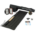 Wild Water Standard Fly Fishing Combo Starter Kit, 3 or 4 Weight 7 Foot Fly Rod, 4-Piece Graphite Rod with Cork Handle, Accessories, Die Cast Aluminum Reel, Carrying Case, Fly Box Case & Fishing Flies