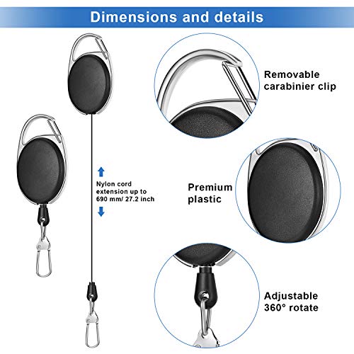 8 Pieces Fly Fishing Tools Accessories Include 4 in 1 Fly Line Clipper Black Knot Tyer Fishing Line Nipper Fishing Hook Remover Forcep Retractors Keychains and Fishing Lanyard for Anglers
