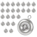 Disc Sinkers Lead Fishing Weight, Coin Sinkers for Saltwater Freshwater Fishing Weight, Surf Fishing Trolling Catfishing Weight Tackle 1oz 2oz 3oz - size: 1oz-24pcs