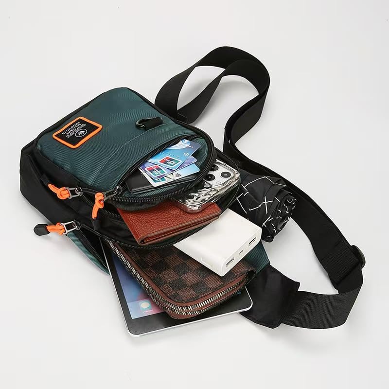 Sling Bag Small Sling Backpack Travel Backpack Hiking Daypack Adjustable Shoulder Strap Chest Bag Multipurpose Cross Body Bag(Blue) - color: Blue