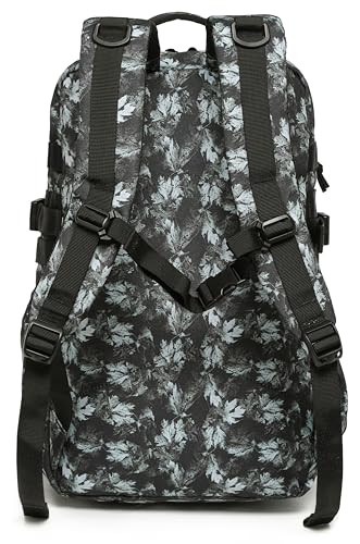Wotony Tactical Backpack - Military waterproof backpack with multiple pockets and tactical gear for the outdoors (Gray Maple Leaf, 25L) - color: Gray Maple Leaf, size: 25L