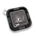 Cling Fishing Products Mag Grab® Mini – Compact Magnetic Fly Holder/Fly Patch & Organizer for Fly Fishing Vest, hat, Waders and Fishing Packs (Rising Dun, Black) - color: Black, style: Rising Dun