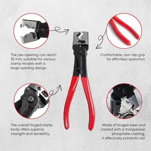 Automotive Electrical Disconnect Pliers Kit, Upgraded High-Carbon Steel Connector Release Tool Set with Straight & Angled Pliers and Terminal Removal Tool for Car Wiring Harness Repair - size: 5SET