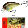 LUCKY CRAFT Fat CB BDS2 Fishing Lure, 2.5" Floating Squarebill Crankbait, 2–3 ft Depth, Freshwater Trout and Bass Lures, Bass Fishing Gear and Tournament Hard Bait - color: 304 Cow Boy Gill