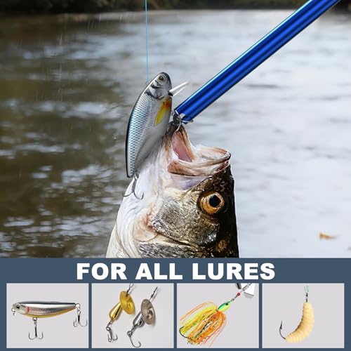 SNAIL TRAIL Fish Hook Remover Tool - Suitable for Most Types of Lures. Fishing Pliers for Fishhook Removal, Saltwater Dehooker Gear, Gifts for Beginners & Pro Fisherman - color: 4pcs