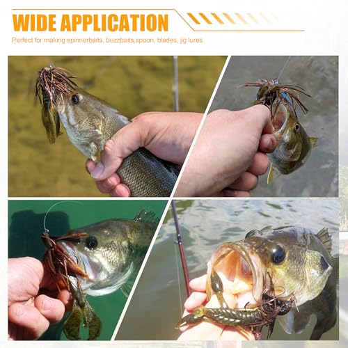 18 Bundles Silicone Jig Skirts 40 Strands Silicone Fishing Unbrella Replacement Skirts Quick Chang for Spinnerbait Bass Jig Lure Making Accessories - style: Mix 3 Colors-18pcs