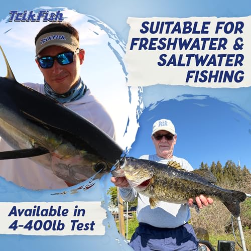 TrikFish Armor Tough Camouflage Monofilament Fishing Line - Stealthy & Strong - Camo Monofilament Line for Freshwater & Saltwater Fishing - Bulk 1/4LB Spool of Mono - color: Camo, size: 30LB Test - 425 Yards