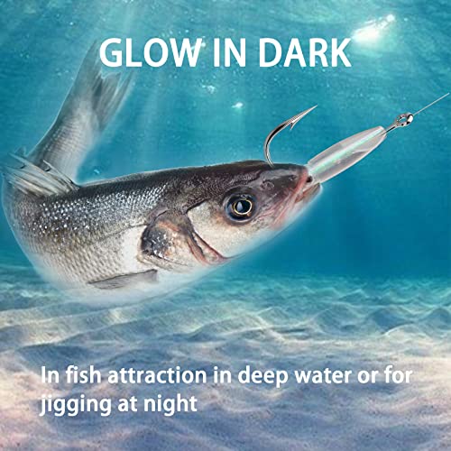 Squid Swimbait Fishing Lures - Tail Octopus Jig Head Glow Soft Plastic Lures - Trout Bass Fishing Baits Kit - color: F-glow squid lures 21pcs 3.94in/0.32oz