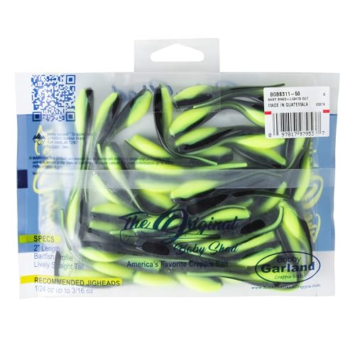 Bobby Garland Baby Shad 50-Count Bulk Pack - color: Lights Out