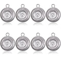 Disc Sinkers Fishing Weights Coin Sinkers Saltwater Surf Fishing Weights Bottom Fishing Drifting Trolling Catfishing Fishing Sinkers Weights Saltwater Tackle 1oz 2oz 3oz 4oz 5oz 6oz 8oz - style: 2oz-8pcs
