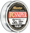 SUNLINE Fluorocarbon Line Shooter, Sniper, Natural Clear - style: 300m / 3lb