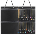 Caffox Hanging Necklaces Holder, Large Jewelry Organizer for Necklaces, Bracelets, and Ankles, Necklaces Display Storage Hanger for Wall, Closet and Door - style: Necklaces Holder