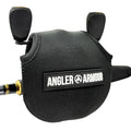 Angler Armour Baitcast Reel Cover | Baitcaster Sleeve | Fishing Reel Pouch | Low Profile Baitcasting Reel Protector | Neoprene Reel Case | 50 100 200 Series Baitcast Covers - color: Black