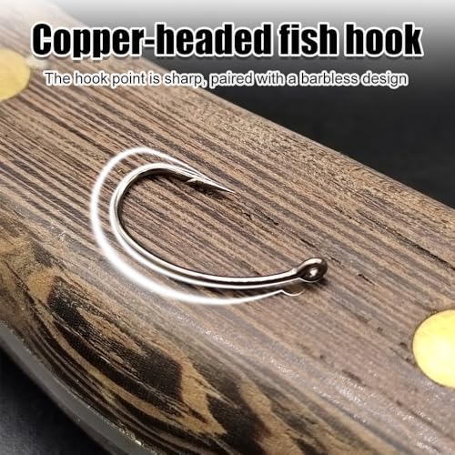 Fly Fishing Flies Kit,24 PCS Brass Beadhead Bug Egg Floating Fly Lure for Bass Trout Salmon Fishing Steelhead - color: Model B
