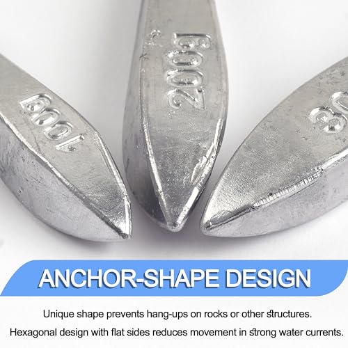 Bank Sinkers Fishing Weights for Saltwater Bullet Surf Fishing Accessories, Catfish Sinkers Bottom Rig Saltwater Fish Tackle - size: 10.5oz-300g-2pcs