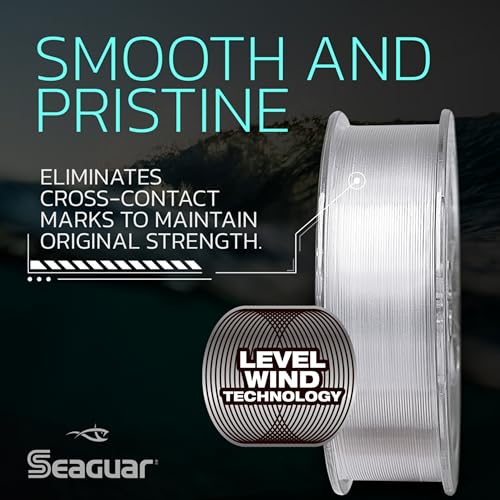 Seaguar Fluoro Premier Big Game Saltwater Fishing Line Shock Leader, 100% Fluorocarbon, Clear, Multiple Sizes - size: 100lbs/25yds