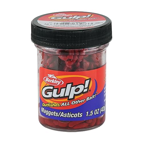 Berkley Gulp! Maggot Fishing Soft Bait - color: Red Wiggler