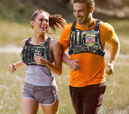CVLIFE Outdoor Chest Bag for Men, Tactical Chest Pack, Adjustable Running Vest Bag, Lightweight Anti-theft EDC Rig for Hiking - color: Auriclash