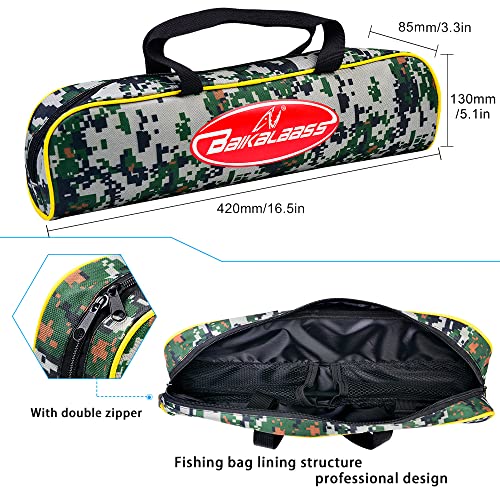 Fishing Rod and Reel Combo - 6.9ft Telescopic Spincast Rod with Left Handed Baitcasting Reel Combos - Sea Saltwater Freshwater Ice Bass Fishing Tackle Set - Fishing Rods Kit - color: A:Baitcasting Combo 6.9FT+Right Handed Reel, size: 2.1M/6.9ft-CATW10