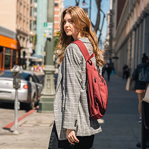 JESSIE & JAMES Peyton Crossbody Sling Backpack Concealed Carry Purse For Women Men Outdoor Chest Bag Shoulder Backpack - color: Black