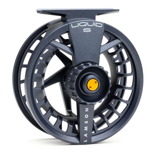 LAMSON | Liquid S-Series & HD Fly Fishing Reels | All-Water | Large Arbor, Powerful Sealed Drag, Pressure Cast Aluminum - color: DAYBREAK, size: -9+