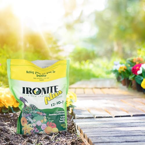 Ironite Plus Shrubs, Trees Plant Food Bag Granular 12-10-10 3lb (Pack of 12) - size: 3lb (Pack of 12)