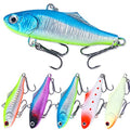 Lipless Crankbait, Rattle Trap Fishing Lures for Freshwater Saltwater, Lipless Crankbaits for Bass Fishing Lure Set for Bass Trout Walleye Redfish Pike, 5pcs with Box - color: D:2.95in/0.8oz/5pcs