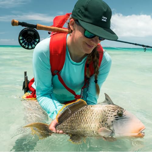 RIO Products Fluoroflex Bonefish Tapered Leader - 100% Fluorocarbon Fly Fishing Leader for Saltwater Species - Abrasion Resistant - size: 16lb