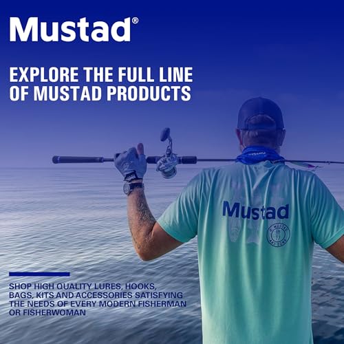 Mustad Ringed Demon Offset Circle 4X Strong - Designed to Perform Flawlessly Featuring Kirbed Hook -Black Nickel - size: Size 5/0 - Pack of 25